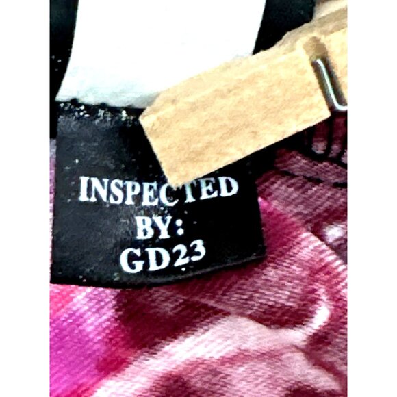 AB Studio Bold Pink Diamond Sheath Dress Size 12 Retro Style Sleeveless Geometri - Picture 11 of 13